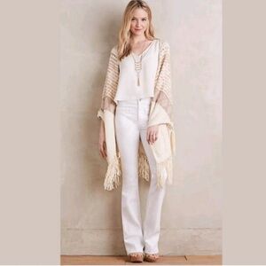 Anthropologie Fringed Kimono